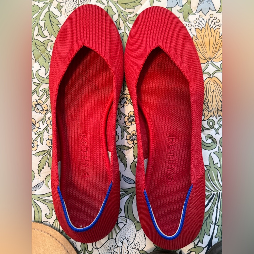 Rothy's Women's Red Flats